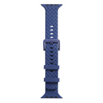 Braided Texture Silicone Watchband For Apple Watch Series, 7 41mm / 6&SE&5&4 40mm / 3&2&1 38mm, 7 45mm / 6&SE&5&4 44mm / 3&2&1 42mm