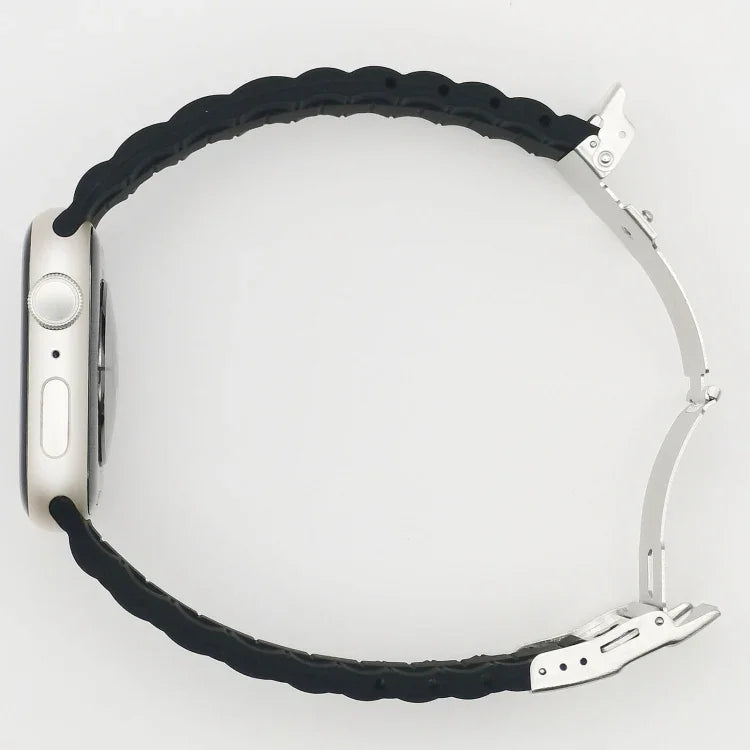 Three Beads Watchband For Apple Watch Series, 7 41mm / 6&SE&5&4 40mm / 3&2&1 38mm, 7 45mm / 6&SE&5&4 44mm / 3&2&1 42mm