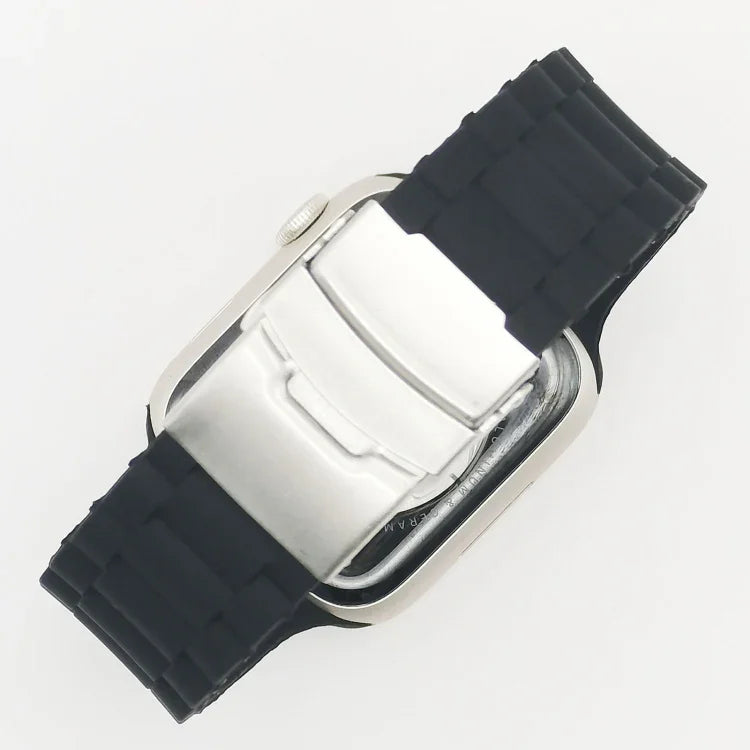 Three Beads Watchband For Apple Watch Series, 7 41mm / 6&SE&5&4 40mm / 3&2&1 38mm, 7 45mm / 6&SE&5&4 44mm / 3&2&1 42mm
