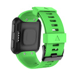 Black Buckle Silicone Watchband, For Garmin Forerunner 35