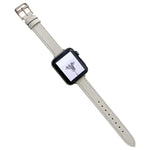 Plain Leather Watchband For Apple Watch Series, 7 41mm / 6&SE&5&4 40mm / 3&2&1 38mm, 7 45mm / 6&SE&5&4 44mm / 3&2&1 42mm