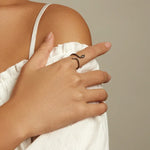S925 Sterling Silver Mysterious Snake Women Ring, Mysterious Snake
