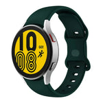 Butterfly Buckle Silicone Watch Band, For Samsung Galaxy Watch4 Classic 42mm / Watch4 40mm, For Samsung Galaxy Watch4 Classic 46mm / Watch4 44mm, For Samsung  Galaxy Watch4 Classic 46mm / Watch4 44mm, For Samsun Galaxy Watch4 Classic 46mm / Watch4 44mm