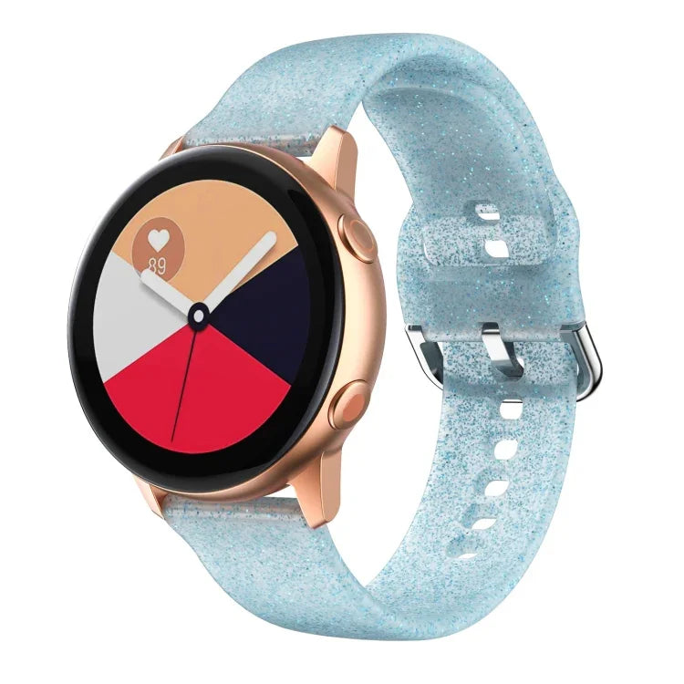 Silicone Watch Band, For Samsung Galaxy Watch4 40/44mm, For Samsung Galaxy Watch4 Classic 42/46mm