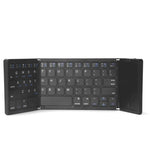 B089T Foldable Bluetooth Keyboard Rechargeable with Touchpad, B089T(Grey), B089T  (Silver), B089T (Black)