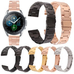 22mm Three-bead Steel Watch Band