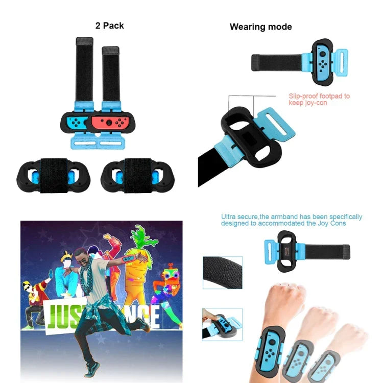 JYS JYS-NS215 10 In 1 Somatosensory Sports Accessories Set for Nintendo Switch, JYS 10 In 1