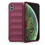 Magic Shield TPU + Flannel Phone Case, For iPhone XS Max