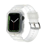Integrated TPU Watch Band For Apple Watch Series, 7 41mm / 6&SE&5&4 40mm / 3&2&1 38mm, 7 45mm / 6&SE&5&4 44mm / 3&2&1 42mm