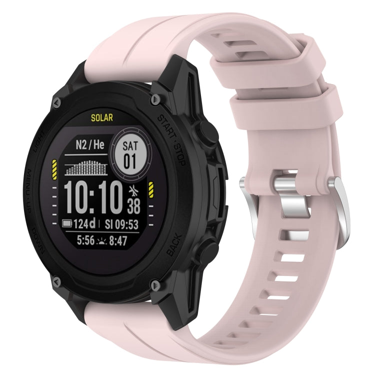 For Garmin Descent G1 / Forerunner 745/945/935 / Approach S62 Solid Color Silicone Watch Band