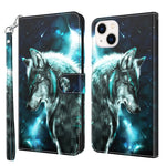 3D Painting Pattern Flip Leather Phone Case, For iPhone 14, For iPhone 14 Plus, For iPhone 14 Pro, For iPhone 14 Pro Max