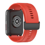 Solid Color Silicone Watch Band with Buckle, For Huawei Watch D