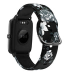 19mm Silicone Printing Watch Band, For ID205 / Willful SW021