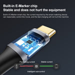 10Gbps USB-C / Type-C Male to Male Charging Data Transmission Cable, 50cm, 1m, 1.5m, 2m