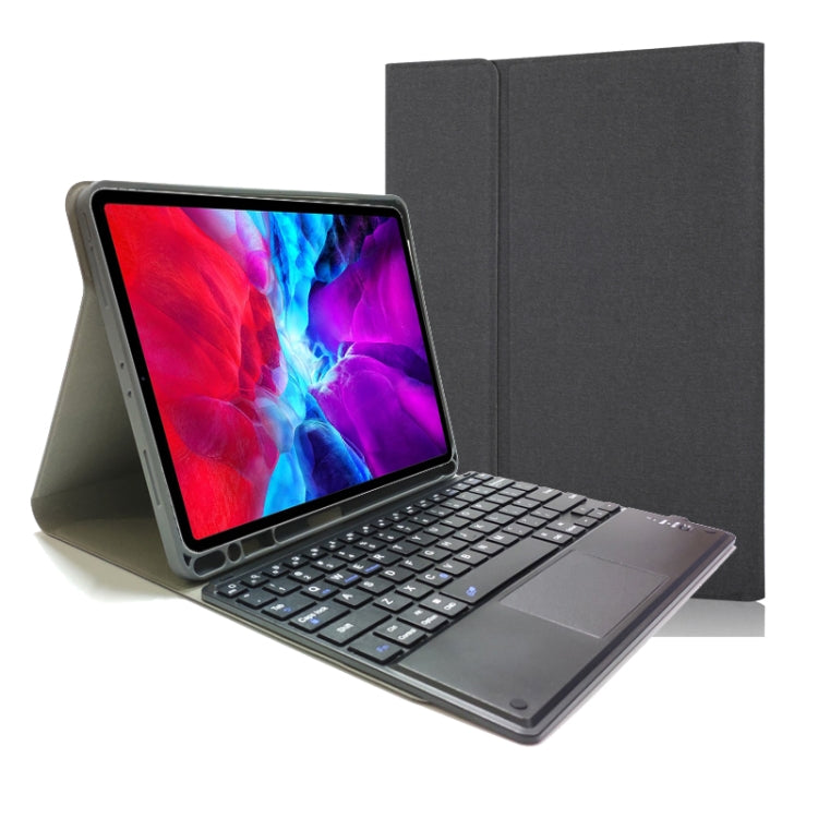 Detachable Touch Bluetooth Keyboard TPU Horizontal Flip Leather Case for iPad Pro 11 2020 / 2018 with Holder & Pen Slot, RK11C