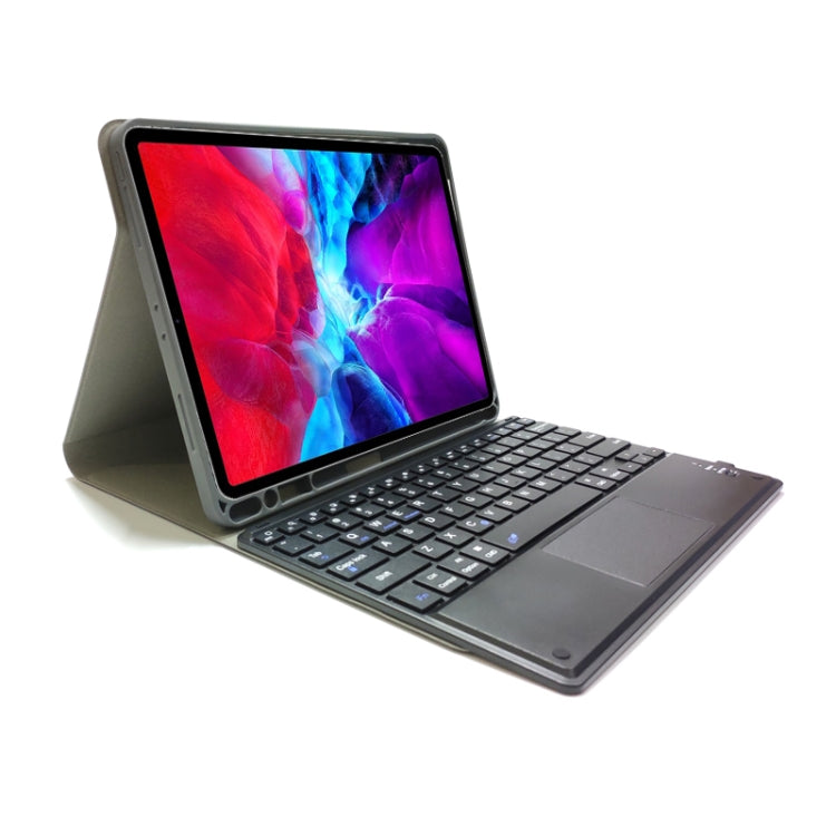 Detachable Touch Bluetooth Keyboard TPU Horizontal Flip Leather Case for iPad Pro 11 2020 / 2018 with Holder & Pen Slot, RK11C