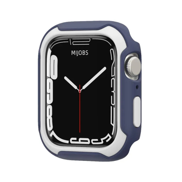 Detachable Two-color Watch Case For Apple Watch Series, 7 41mm / 6&SE&5&4 40mm, 7 45mm / 6&SE&5&4 44mm