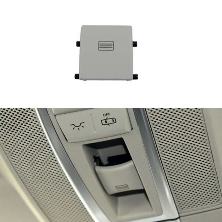 Car Dome Light Button Sunroof Window Switch Button for Mercedes-Benz W166 / W292 2012-, Left Driving, Flat, Convex