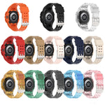 Silicone Integrated Watch Band, For Samsung Galaxy Watch4 40mm, For Samsung Galaxy Watch4 44mm