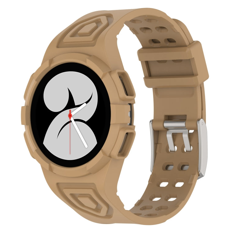 Silicone Integrated Watch Band, For Samsung Galaxy Watch4 40mm, For Samsung Galaxy Watch4 44mm