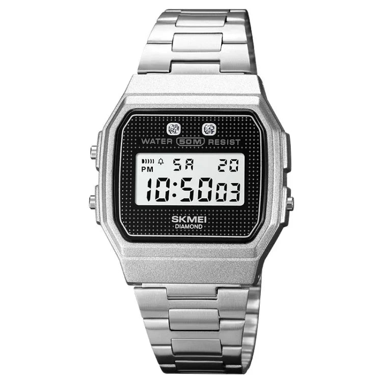 SKMEI 1952 Resin Mirror ABS Case Waterproof Electronic Watch