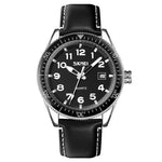 SKMEI 9232 Stainless Steel Buckle Glass Mirror Waterproof Resistant Quartz Watch