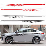 2 PCS/Set D-280 Flame Streak Pattern Car Modified Decorative Sticker, D-280