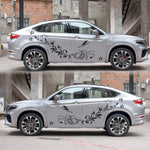 D-462 Butterfly Loves Flowers Pattern Car Modified Decorative Sticker, D-462