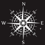 D-863 Compass Pattern Car Modified Decorative Sticker, D-863