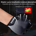 BOODUN 1096 Non-slip Wear-resistant Breathable Fitness Sports Silicone Gloves, S, M, XL