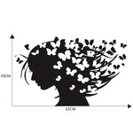 D-956 Butterfly Girl Pattern Car Modified Decorative Sticker, D-956