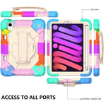 Contrast Color Robot Silicone + PC Tablet Case, For iPad mini 2024 / mini 6, For iPad mini 6