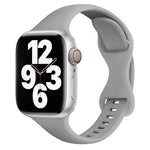 Small Waist Butterfly Buckle Watch Band For Apple Watch Series, 7 45mm / 6&SE&5&4 44mm / 3&2&1 42mm, 7 41mm / 6&SE&5&4 40mm / 3&2&1 38mm