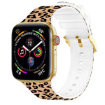 Square Buckle Color Printing Watch Band For Apple Watch Series, 7 45mm / 6&SE&5&4 44mm / 3&2&1 42mm, 7 41mm / 6&SE&5&4 40mm / 3&2&1 38mm