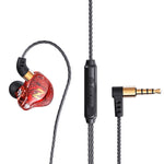 QKZ ZEN In-ear Subwoofer Wire-controlled Music Running Sports Earphone with Mic