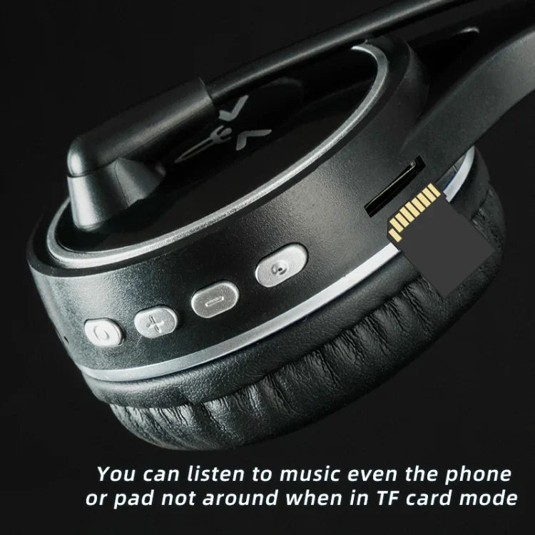 SOYTO SY-T30C Long Microphone Bluetooth Wireless Noise Cancelling Ergonomic Gaming Headset, SY-T30C