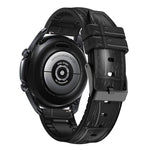 For Huawei Watch GT3 Pro 46mm Bamboo Joint Texture Silicone Leather Watch Band
