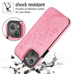 Butterflies Flowers Double Buckle Case, For iPhone 14 Pro Max, For iPhone 14 Pro, For iPhone 14, For iPhone 14 Plus