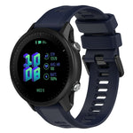 22mm Silicone Twill Watch Band, For Garmin Forerunner 955
