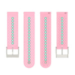 20mm Colorful Hole Silicone Watch Band, For Samsung Galaxy Watch 5 40mm, For Samsung Galaxy Watch 5 44mm, For Samsung Galaxy Watch 5 Pro 45mm