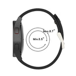 20mm Colorful Hole Silicone Watch Band, For Samsung Galaxy Watch 5 40mm, For Samsung Galaxy Watch 5 44mm, For Samsung Galaxy Watch 5 Pro 45mm