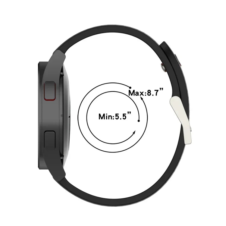 20mm Colorful Hole Silicone Watch Band, For Samsung Galaxy Watch 5 40mm, For Samsung Galaxy Watch 5 44mm, For Samsung Galaxy Watch 5 Pro 45mm