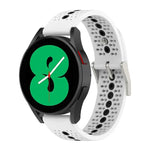 20mm Colorful Hole Silicone Watch Band, For Samsung Galaxy Watch 5 40mm, For Samsung Galaxy Watch 5 44mm, For Samsung Galaxy Watch 5 Pro 45mm