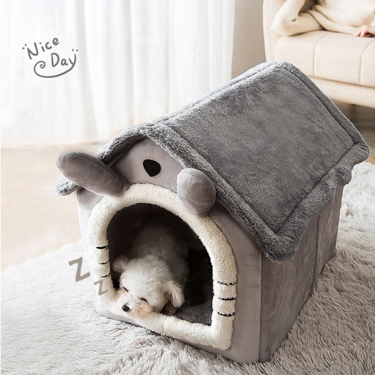 House Type Universal Removable and Washable Pet Dog Cat Bed Pet Supplies, M