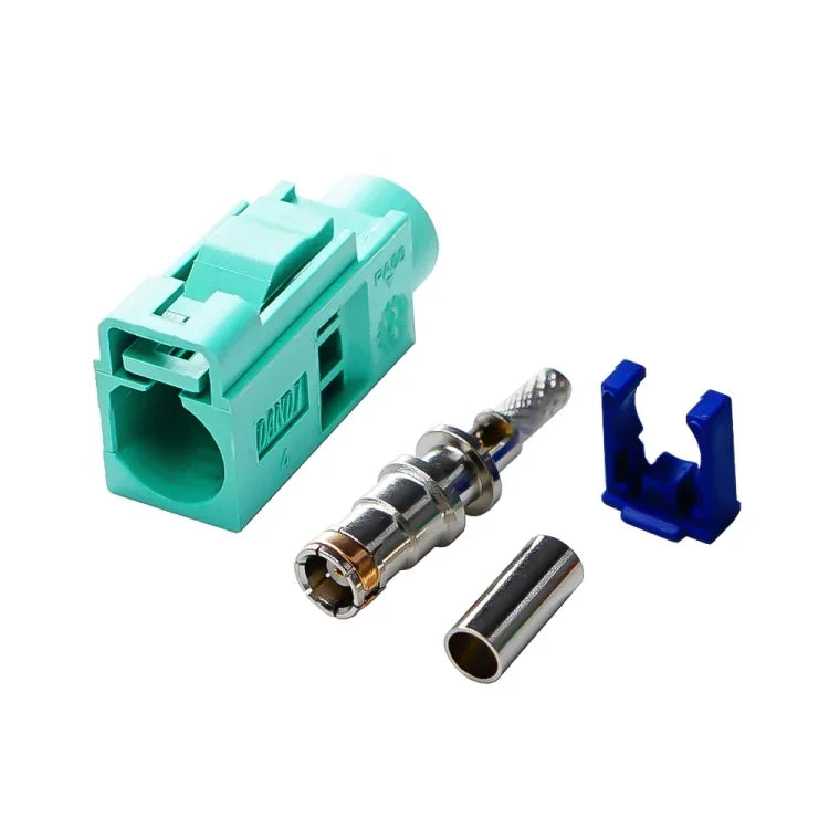 For RG174 Cable Fakra Radio Crimp Female Jack / Plug Connector with Phantom RF Coaxial