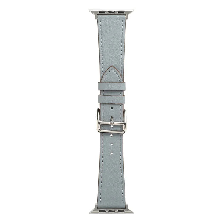 Single Lap Microfiber Leather Watch Band For Apple Watch Series, 7 45mm / 6&SE&5&4 44mm / 3&2&1 42mm, 7 41mm / 6&SE&5&4 40mm / 3&2&1 38mm
