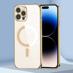 Classic Electroplating Magsafe Phone Case, For iPhone 14, For iPhone 14 Plus, For iPhone 14 Pro, For iPhone 14 Pro Max