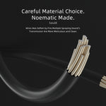 CVJ V2 1.25m Oxygen-free Copper Original 3.5mm Elbow Earphone Cable, 0.75mm No Mic, 0.78mm No Mic, 0.75mm with Mic, 0.78mm with Mic