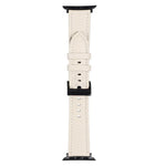 Litchi Texture Leather Watch Band For Apple Watch Series, 7 45mm / 6&SE&5&4 44mm / 3&2&1 42mm, 7 41mm / 6&SE&5&4 40mm / 3&2&1 38mm