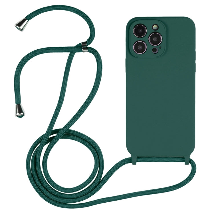 Crossbody Lanyard Liquid Silicone Case, For iPhone 14, For iPhone 14 Plus, For iPhone 14 Pro